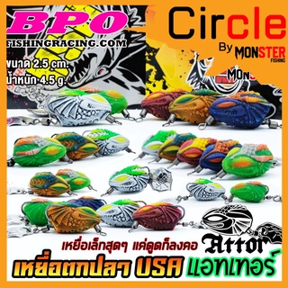 เหยื่อตกปลา เหยื่อปลอม กบยาง ATTOR แอทเทอร์ 2.5 cm. USA FISHING &amp; BPO