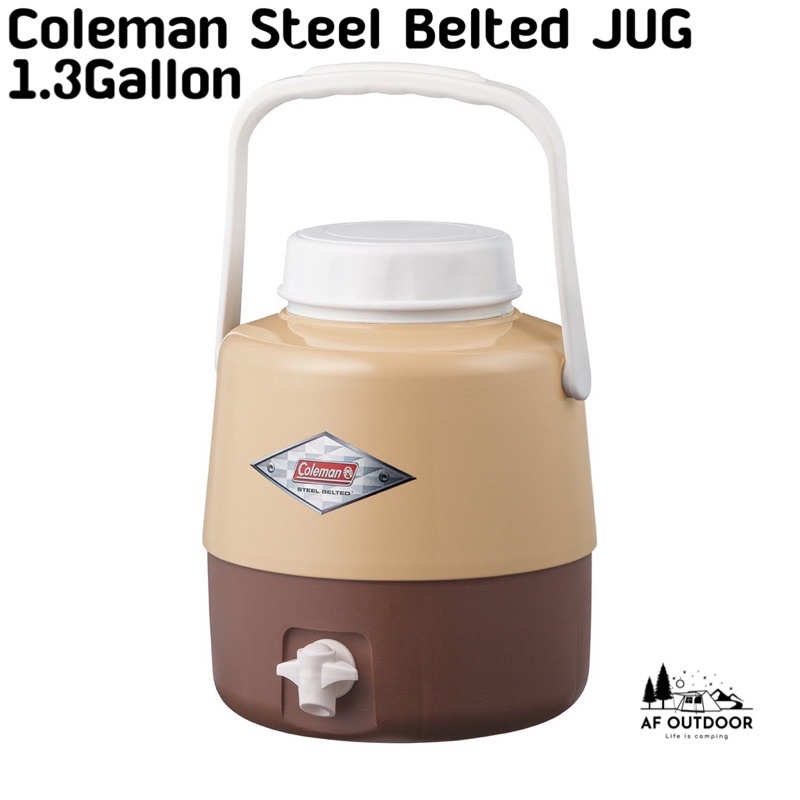 +โค้ดMM9SO10+Coleman Steel Belted JUG 1.3Gallo Butternut Collection ถังน้กดื่มแคมป์ปิ้ง ของแท้ Colem