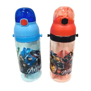 กระติกน้ำเด็กลายลิขสิทธิ์ ลาย Avengers สีฟ้า สีแดง BPA Free