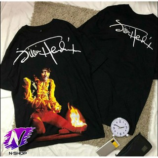 เสื้อวง JEMI HENDRIX สกรีนหน้าหลัง ผ้าcotton100%