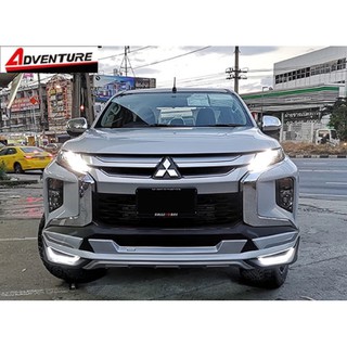 ชุดแต่งสเกิร์ตหน้า Mitsubishi Triton Adventure 2018 2019 จาอTp-Autopart