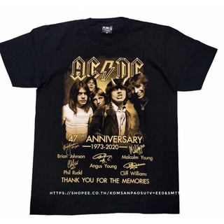 【cotton Tshirts👕】UU street เสื้อวง AC/DC เสื้อยืดวง ACDC เสื้อวงร็อค acdc ผ้าฝ้ายแท้