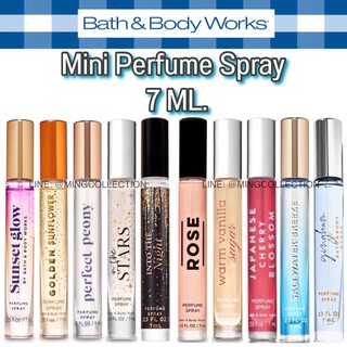 น้ำหอม ขนาดพกพา 7ml. Mini Perfume Spray : Bath And Body Works