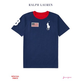 RALPH LAUREN BIG PONY COTTON CREWNECK TEE(BOY SIZE)