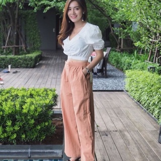 กางเกงผ้าลินินแท้ ใส่สบาย ใส่ง่าย มี 5 สี