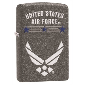 ไฟแช็กกันลม ลายกองทัพอากาศ US - Zippo Air Force, Iron Stone