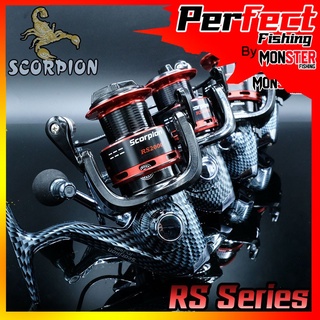 รอกตกปลา รอกสปินนิ่ง SCORPION RS Series (BLACK/RED)