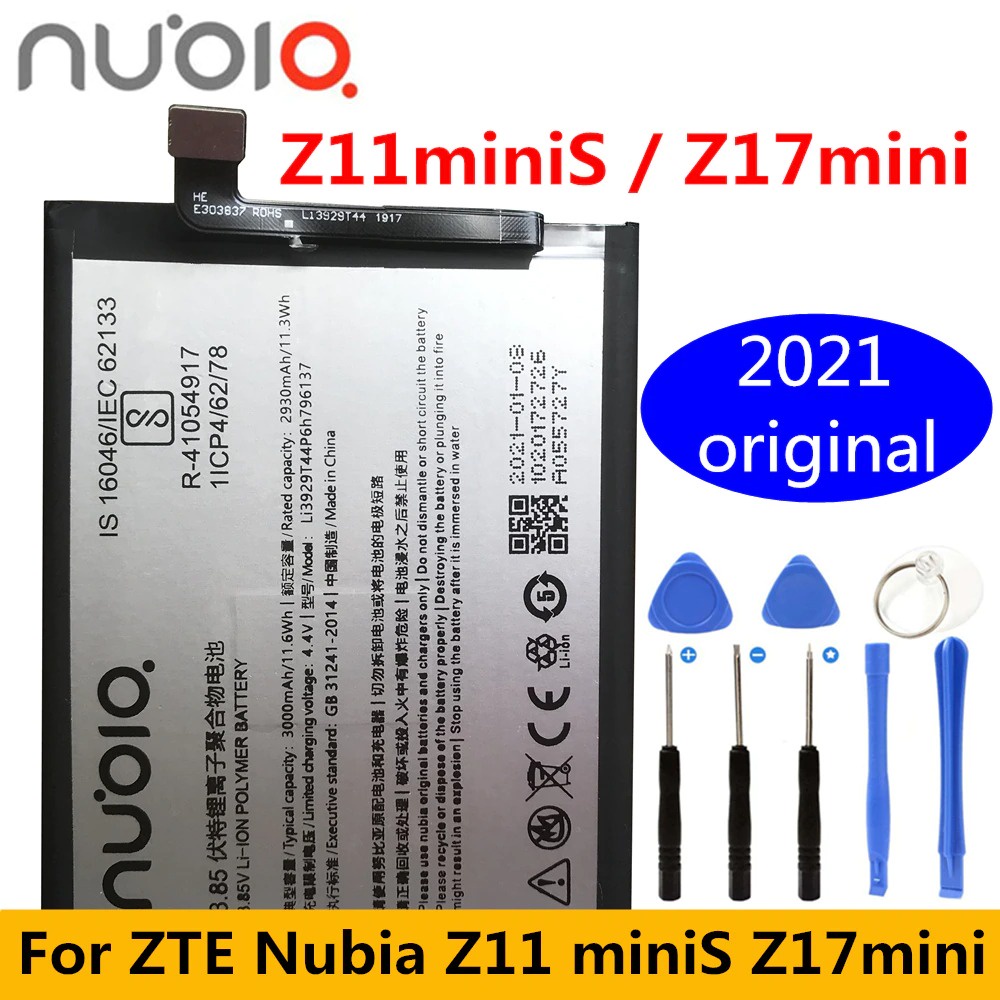 แบตเตอรี่ แท้ ZTE Nubia Z11 Mini S / Nubia Z17 Mini / Nubia Z17 Mini S NX549 NX549J NX569 NX569J Li3