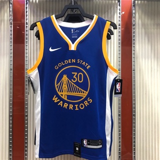 แกงกะหรี่ #30 เสื้อกีฬาบาสเก็ตบอล คอปก ลาย NBA Golden State Warriors สําหรับผู้ชาย