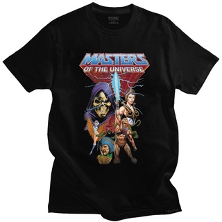 เสื้อยืดผ้าฝ้าย เสื้อยืด ผ้าฝ้าย พิมพ์ลายกราฟิก He-Man And The Masters Of The Universe 80s She-Ra Beast สไตล์คลาสสิก สํา