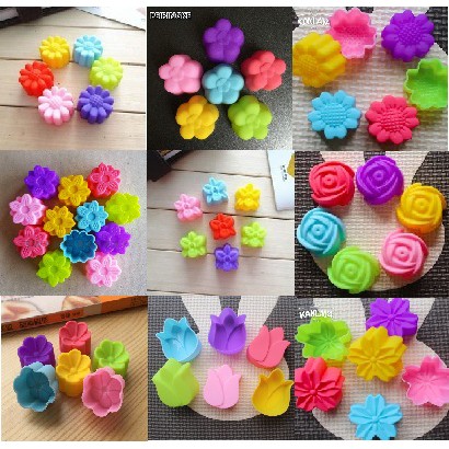 พิมพ์วุ้น 3cm (12ชิ้น) พิมพ์ขนมชั้น พิมพ์ซิลิโคน พิมพ์กุหลาบ พิมพ์สบู่ ดอกไม้ อุปกรณ์ เบเกอรี่