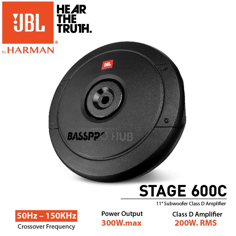 JBL BASSPRO HUB ซับหลุมยางอะไหล่ ของแท้ 100% มีแอมป์ขยายในตัว ซับวูฟเฟอร์ ซับบ็อกซ์