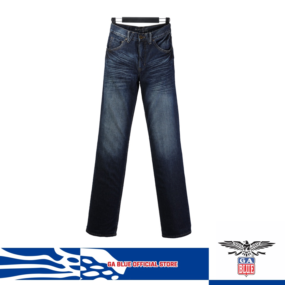 GA Blue 911 Mens Regular Rise Regular Fit Jeans - 1596