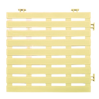 แผ่นบล็อคกันลื่น ลายเส้น WSP BM-64 ลายเส้น ขนาด 30 x 30 ซม. (แพ็ก 4 แผ่น) สีครีม พรมเช็ดเท้า Anti-slip block sheet WSP B