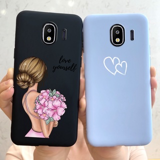 ใหม่ เคสโทรศัพท์มือถือ ซิลิโคนนิ่ม TPU พิมพ์ลาย แฟชั่น สําหรับ Samsung Galaxy J4 2018 j 4 J400F DS 5.5 นิ้ว