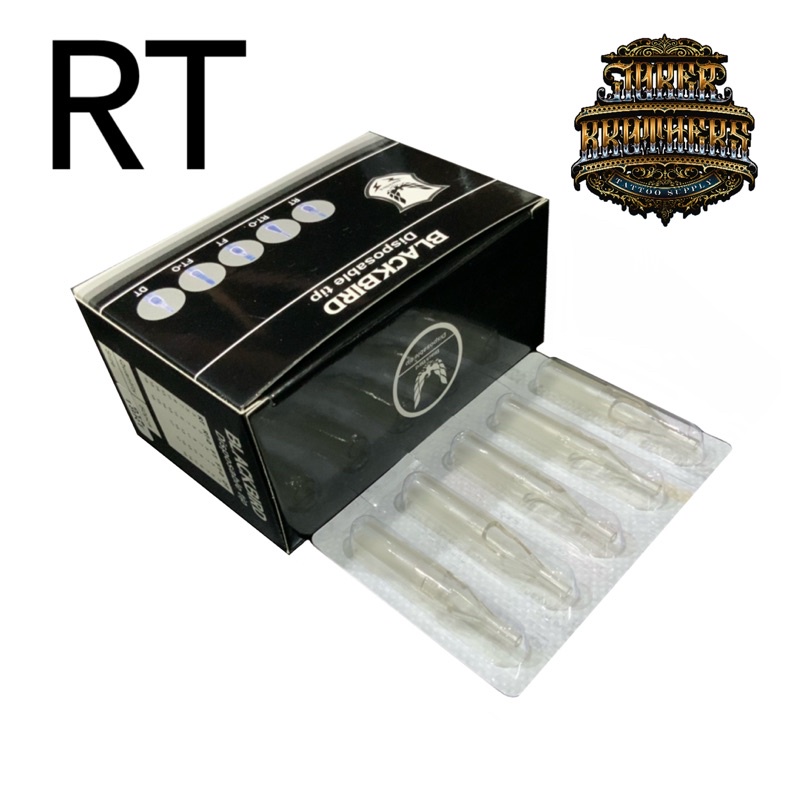 ปลายกระบอกพลาสติก Blackbird Disposable Tattoo Tip