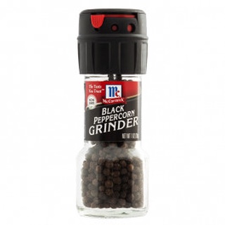 แม็คคอร์มิค พริกไทยดำแบบขวดฝาบด 28 ก. MCCORMICK Black Pepper with Grinding Lid 42g.