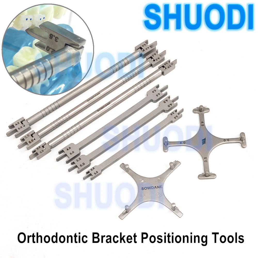 1 piece Dental Orthodontic  Bracket Positioning Height Wick Gauge High precision Bracket Positioner 