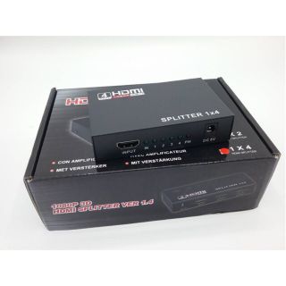 HDMI Splitter 4 port ตัวแยกhdmi 4พอต