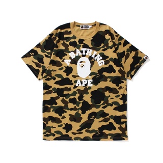 BAPE 1st Camo College Tee (YELLOW CAMO)