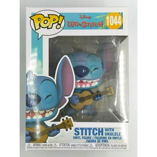 Funko Pop Disney Lilo &amp; Stitch - Stitch With Ukulele #1044 (กล่องมีตำหนินิดหน่อย)