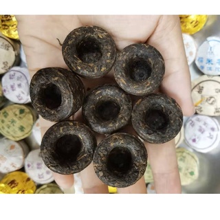 ชาพู่เอ๋อชาสุก 7รสชาติ รสมิตร（普洱茶粒7样）100g  มีกลิ่นเก็กฮวย กลิ่นกุหลาบ กลิ่มข้าวหอม กลิ่มธรรมชาติ 100กรัม ประมาณ14-15เม็ด