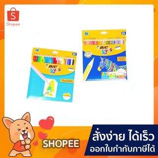 BIC Kids ดินสอสีไม้ 24 สี (24สี/กล่อง)