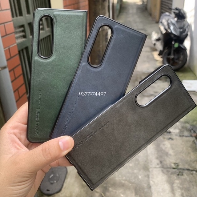 เคสหนังระดับ X สําหรับ Samsung Z Fold 3, Zfold 3 5G คุณภาพสูง หรูหราและสง่างาม