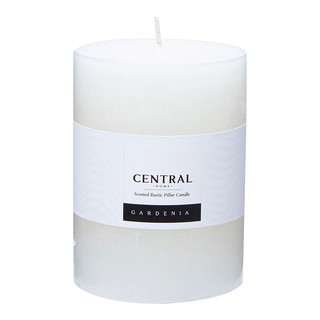 CENTRAL HOME เทียน PILLAR กลิ่น GARDENIA สีขาว ของใช้ในห้องน้ำ เครื่องใช้ในห้องน้ำ บ้าน