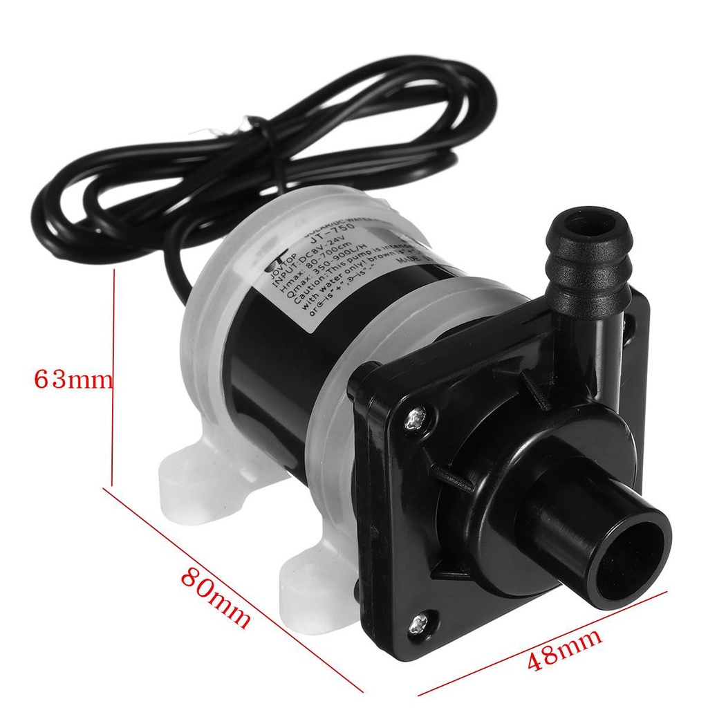 Expert ปั้มน้ำ DC 12 V SUBMERSIBLE PUMP มอเตอร์ปั้มน้ำ น้ำตก น้ำวน หรือตู้ปลาขนาดเล็ก รุ่น DC-01B (ปั้มแช่น้ำ)