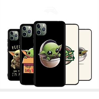 H-34 เคสโทรศัพท์มือถือ ซิลิโคนนุ่ม ลาย Baby Yoda น่ารัก สําหรับ Samsung Galaxy Note S22 20 Ultra 8 9 10 Lite Plus