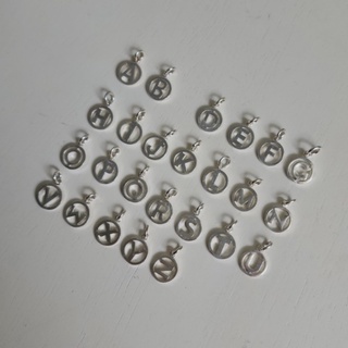 Me.phenomenal : Alphabet pendant - A-N (silver925/เงินแท้925)