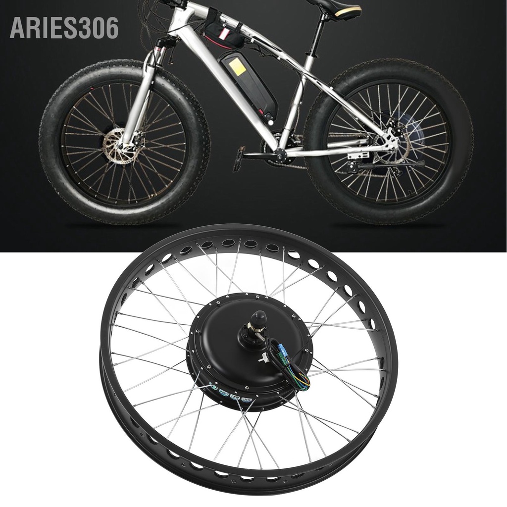 Aries306ชุดแปลงดุมล้อหลังจักรยานไฟฟ้า 26 นิ้ว 48V 1500W พร้อมตัวควบคุม Kt 35A Lcd3 เมตร