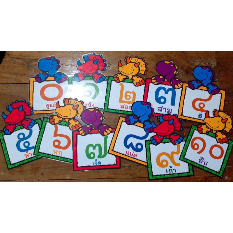 สื่อการสอนชุด ตัวเลขไทย ๐-๑๐