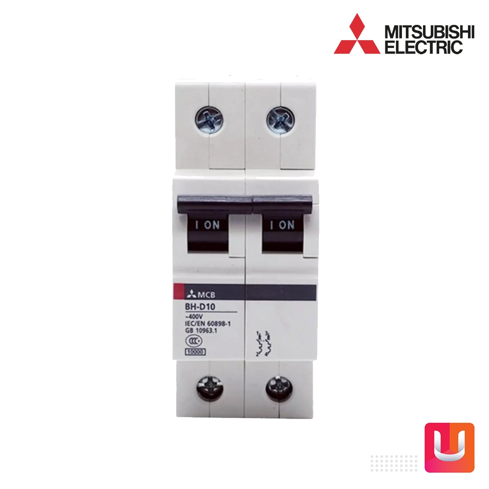 MITSUBISHI - BH - D10 2P 50A - Miniature Circuit Breaker (MCB) - เมนเบรกเกอร์ 50A 3P 10kA - สั่งซื้อ