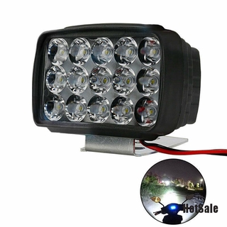 [ขายดี] ไฟสปอตไลท์ LED 15 ดวง 1000LM สําหรับรถจักรยานยนต์ สกูตเตอร์ Motos ATV UTV