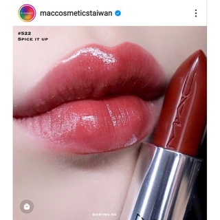 MAC ป้ายไทย ลิปรุ่น LUSTREGLASS LIPSTICK สี 522