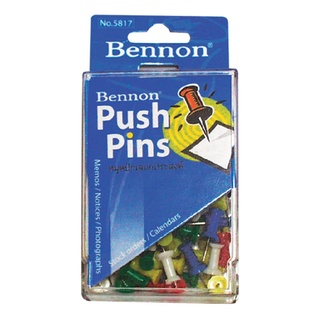 เบนน่อน หมุดปักอเนกประสงค์ แพ็ค 100 ชิ้น101360Bennon Push Pin 100 Pcs/Pack