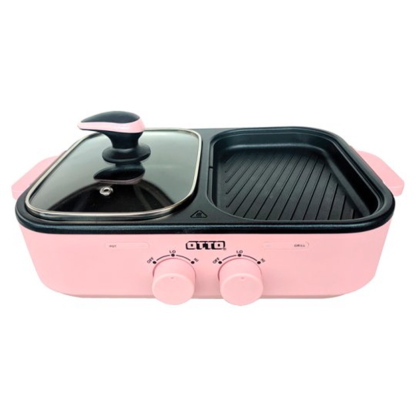 ออตโต้ เตาปิ้งย่างอเนกประสงค์ สำหรับสุกี้บาร์บีคิว รุ่น GR-170A (คละสี) OTTO ELECTRIC BARBECUE GRILL #GR-170A (ASSORTED
