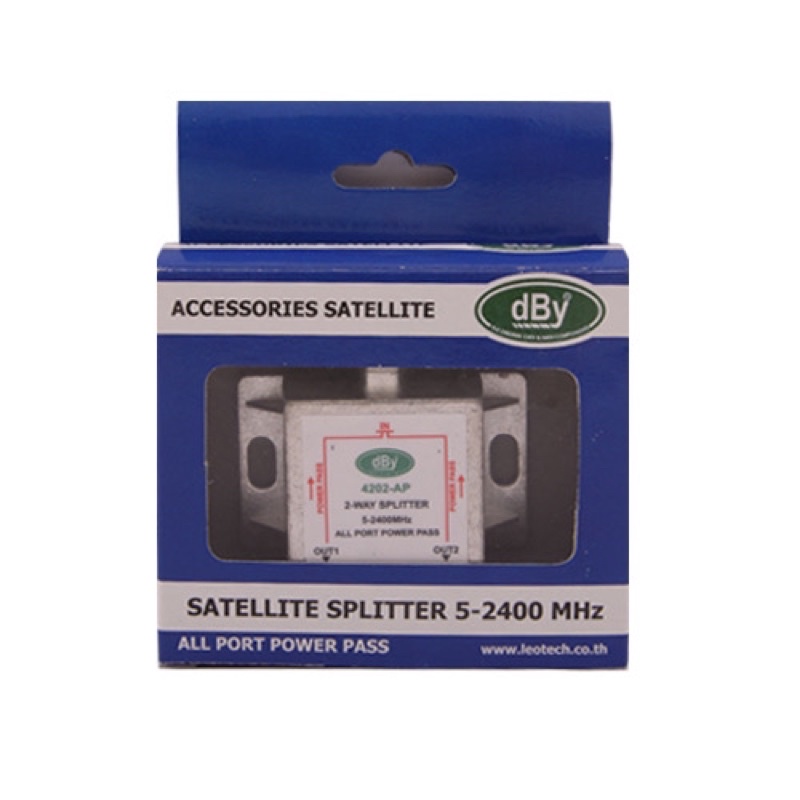 sBy Satellite Splitter อุปกรณ์แยกสัญญาณ ทีวีดิจิตอล