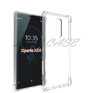 Sony Xperia 1 / 10 Plus Shockproof Armor Clear Transparent Soft TPU Silicone Case