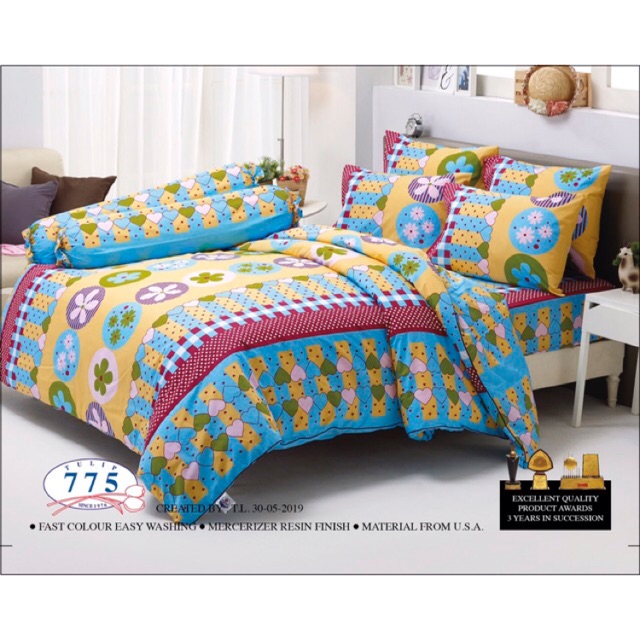 Tulip ผ้าปูที่นอน 6’ 5ชิ้น