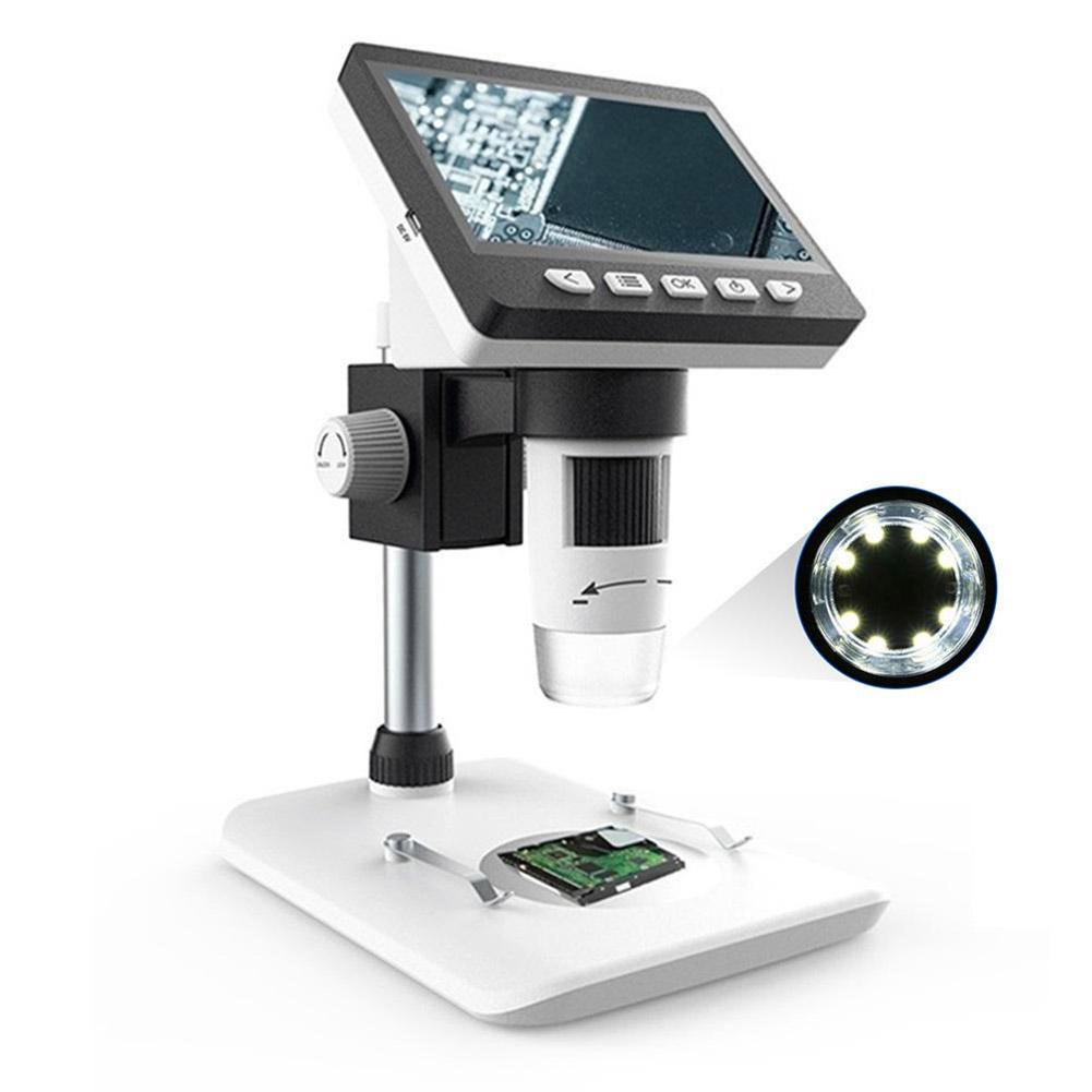 1000X HD1080P 4.3 Inch LCD Digital Microscope Camera Electronic ...