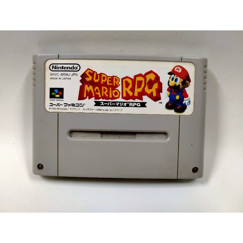 ตลับเกม มารีโอ้ RPG หรือ Mario RPG เป็นเกมแนว ภาษา