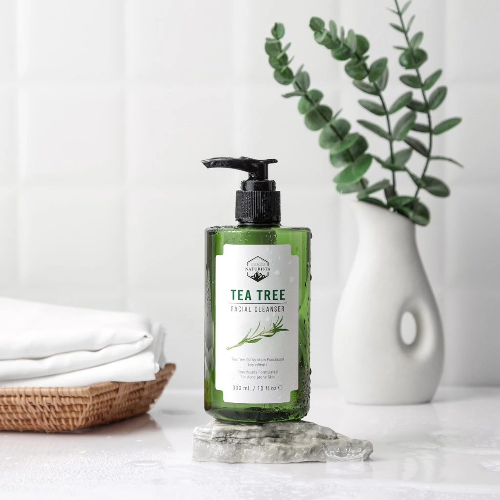Naturista เจลล้างหน้าทีทรี สำหรับคนเป็นสิว และผิวแพ้ง่าย Tea Tree Facial Cleanser 300ml thumbnail 3