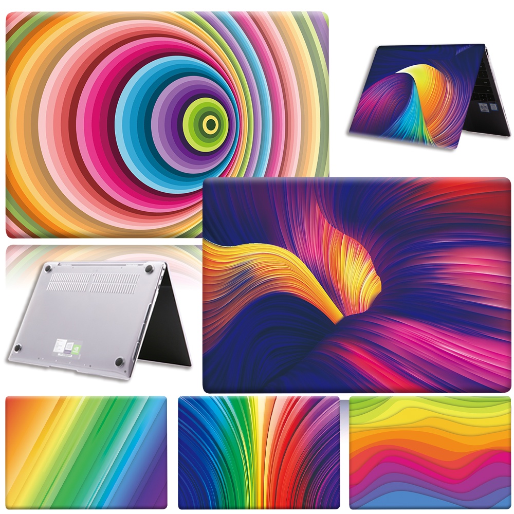 For HUAWEI MateBook/D14/D/15/13 14/X Pro 13.9/Honor MagicBook 14/15 Laptop Painted Dust-proof Hard Shell Case Cover