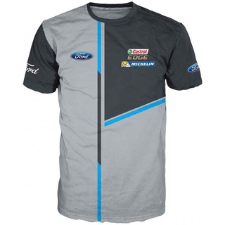 แบรนด์ใหม่ เสื้อยืด ลายรถยนต์ Ford World Rally 3D