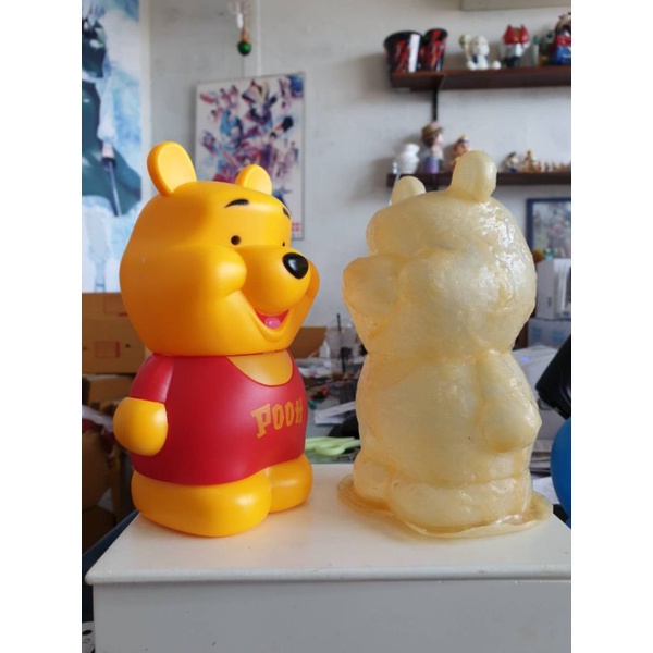 A5 แม่พิมพ์โมเดลออมสินปูนปลาสเตอร์ระบายสี ลายหมีพูห์