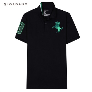 GIORDANO เสื้อโปโลผู้ชาย Mens 3D Napoleon Polo 01011210