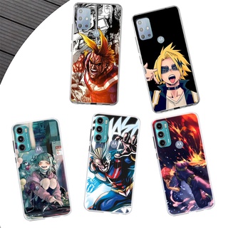 เคสโทรศัพท์มือถือ ลายการ์ตูนอนิเมะ My Hero Academia สําหรับ Motorola Moto Edge 20 30 Lite Pro G22 G30 G40 G50 G52 G60 G60S G100 AE5